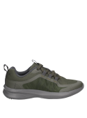 zapatilla verde de hombre, punta redonda, forro textil, asegura suavidad y evita roces durante el uso.