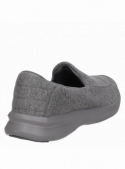 zapato textil gris para hombre, cómodo y adaptable