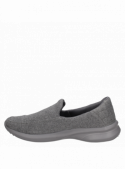 calzado urbano gris masculino con punta redonda y taco plano