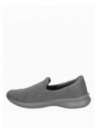calzado urbano gris masculino con punta redonda y taco plano