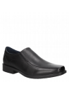 Zapato de vestir masculino en cuero negro con tecnología AIRFLOW.