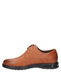 Forro textil del zapato camel de cuero, caña de 12.5 cm.