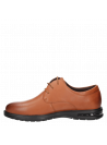 Forro textil del zapato camel de cuero, caña de 12.5 cm.