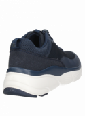 zapatilla azul urbana de mujer, suave y maleable, ideal para actividades diarias, estilo moderno