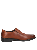 Calzado de cuero camel para hombre, diseño anatómico y ligero.