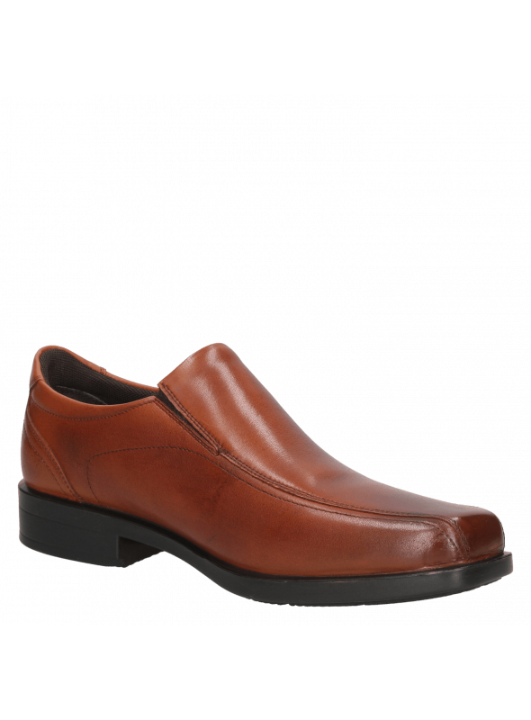 Zapato de vestir masculino en cuero negro con tecnología AIRFLOW.