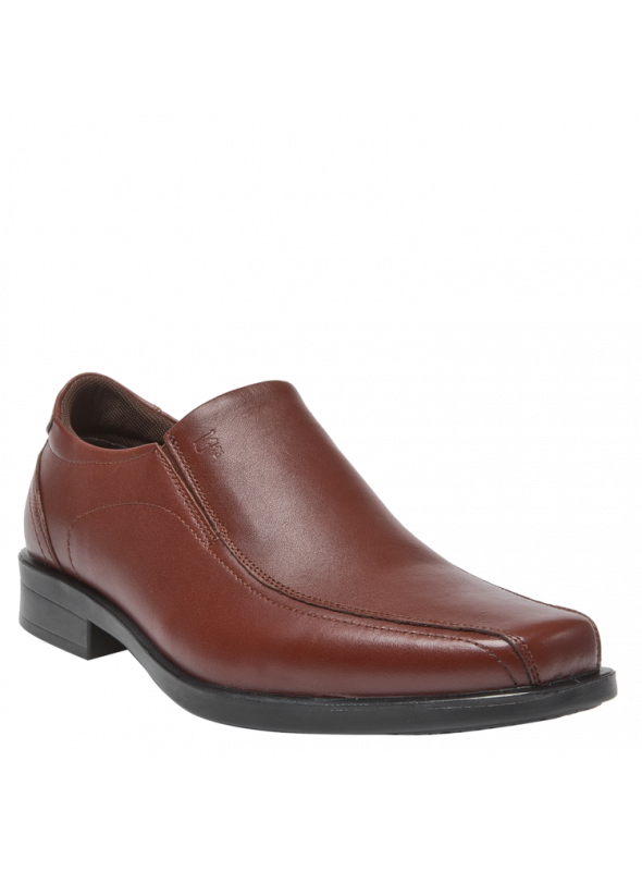 Zapato de vestir masculino en cuero negro con tecnología AIRFLOW.