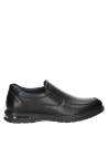 Zapato casual de cuero negro para hombre, diseño FEATHERLITE y protección extra.