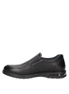 Calzado casual de cuero negro para hombre, plantilla FOOT PILLOW y tecnología AIRFLOW.