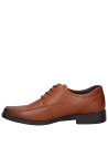 Zapato camel de hombre, cuero, protección extra y estabilidad interior.
