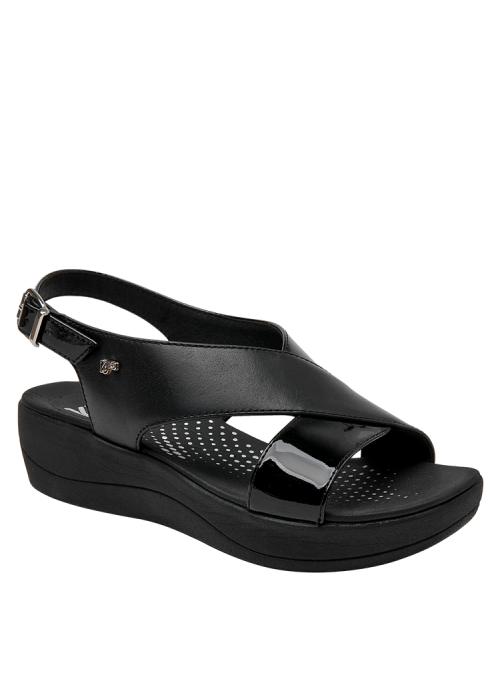 Sandalia mujer K010 16 hrs Negro