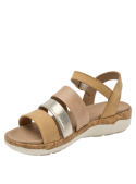 Sandalia mujer K132 16 hrs Camel