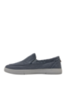 zapatilla azul para hombre con forro de canvas suave, perfecta para actividades diarias.