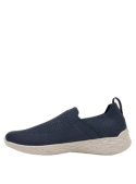 zapatilla azul femenina, textil premium, estilo casual, ligera y cómoda para un bienestar prolongado