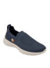 calzado urbano femenino en textil azul, estilo casual, comodidad superior para actividades diarias