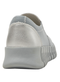 zapato urbano celeste femenino de cuero premium con comodidad superior