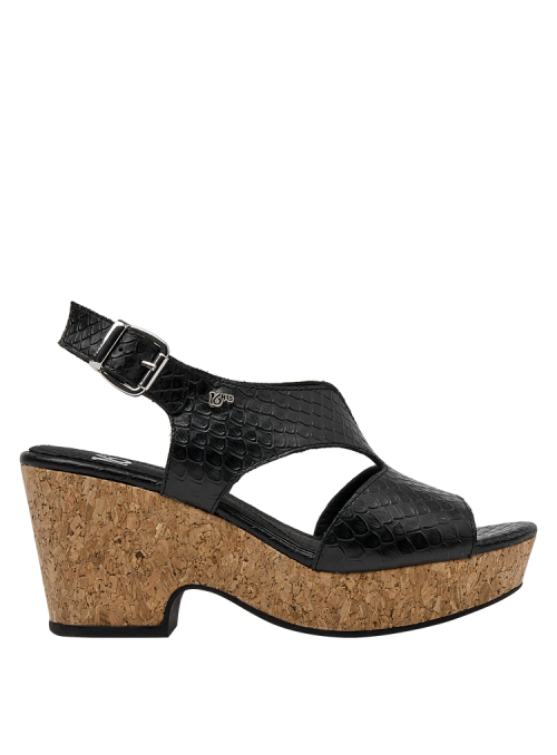Sandalia Mujer K016 16 HRS NEGRO