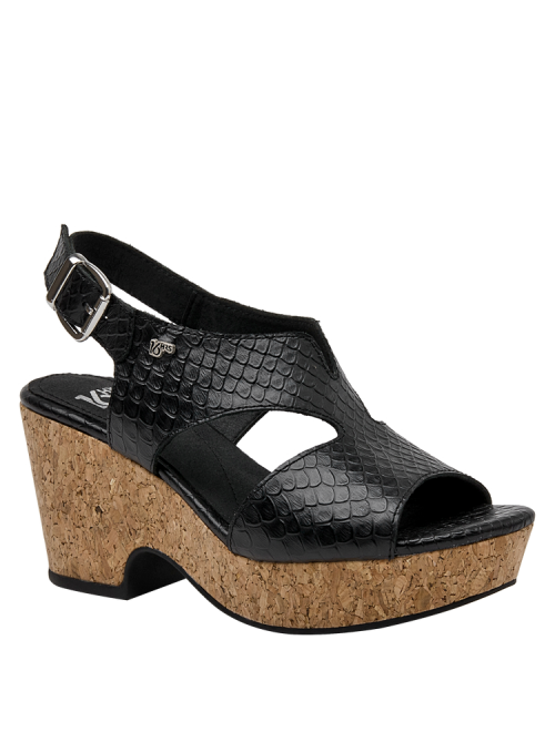 Sandalia Mujer K016 16 HRS NEGRO