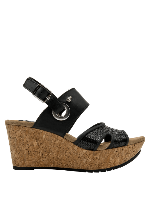 Sandalia Mujer K036 16 HRS NEGRO