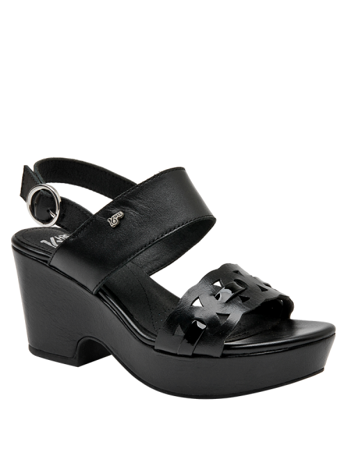 Sandalia Mujer K015 16 HRS NEGRO