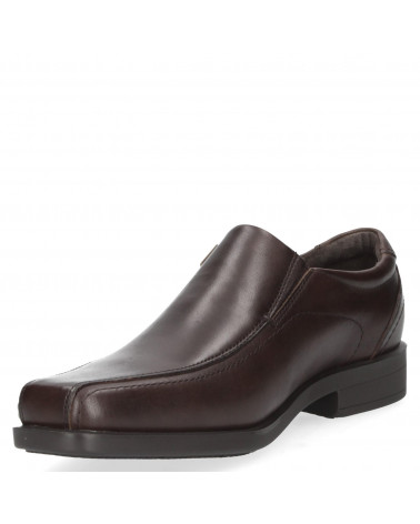 Zapato de hombre café, tecnología AIRFLOW, ventilación óptima.