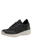 Zapatilla femenina de textil reciclado, cuello tipo calcetín para fácil uso, diseño moderno ideal para el día a día.