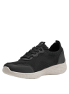 Zapatilla femenina de textil reciclado, cuello tipo calcetín para fácil uso, diseño moderno ideal para el día a día.