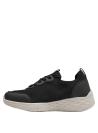 Calzado casual negro para mujer con sistema de cordones clásico, ofrece ajuste personalizado y soporte óptimo.