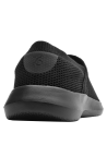 Zapatilla slip-on negra masculina, estilo urbano, tela moderna que ofrece ventilación y confort durante todo el día.