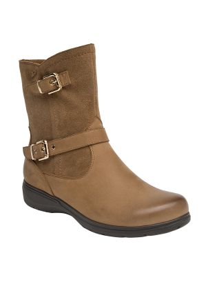 	Bota Cuero Mujer