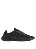 Zapatilla negra versátil para mujer, con malla ligera que ofrece ventilación y comodidad todo el día.