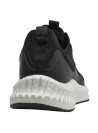 Zapatilla negra de mujer estilo athleisure, ideal para salidas casuales y caminatas urbanas.