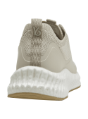 zapatilla beige de mujer con diseño minimalista y textil moderno
