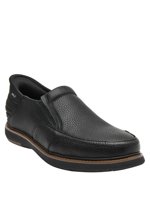 Mocasín elegante sin cordones, perfecto para combinar con jeans o pantalones de tela.