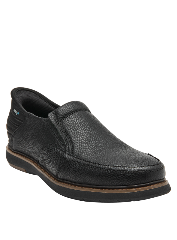 Mocasín elegante sin cordones, perfecto para combinar con jeans o pantalones de tela.