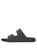 Calzado sintético gris para hombre, diseño simple y funcional, ideal para días cálidos.