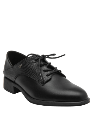 	Zapato Oxford Cuero Mujer