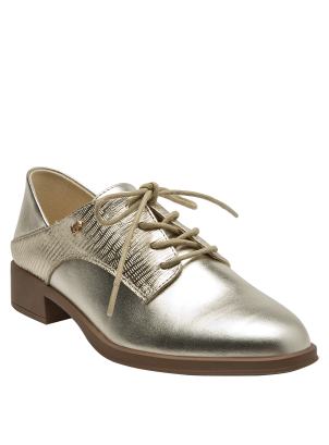 	Zapato Oxford Cuero Mujer