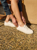 Zapatilla Cuero Mujer
