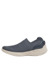 zapatillas casuales azules mujer con taco plano de 3 cm