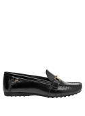 mocasín negro mujer con forro suave para mayor comodidad
