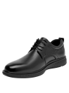 Calzado formal negro para hombre, confeccionado en cuero. Perfecto para combinar con pantalones chinos.