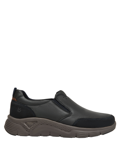 mocasines azul hombre casual de cuero, ideales para uso diario y actividades urbanas.