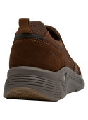 calzado casual café para hombre, taco plano de 4.5 cm, recomendado para uso diario.