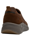 calzado casual café para hombre, taco plano de 4.5 cm, recomendado para uso diario.
