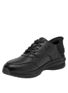 Calzado negro para hombre, estilo casual, con forro de mesh para óptima respirabilidad.