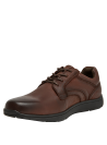 Zapatos hombre café cuero estilo casual, ideales para actividades diarias y outfit urbano.