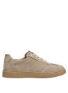 Zapatillas de mujer en color beige, diseño anatómico de cuero, recomendadas para el día a día y ocio.