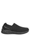 Zapatillas casuales negras para mujer, con plantilla anatómica, perfectas para caminar en la ciudad.