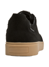 Zapatillas negras de mujer, diseño anatómico, perfectas para un look contemporáneo.